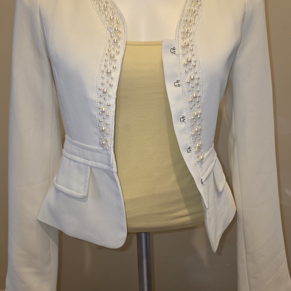 Jessica White Embellished Blazer - Picture 1 of 5